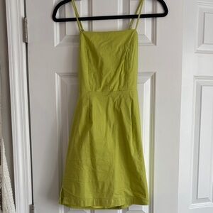 Fashion Nova Vibrant Green Mini Dress